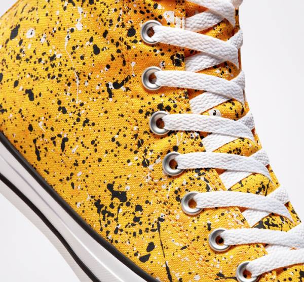 Trampki Wysokie Converse Chuck Taylor All Star Archive Paint Splatter Białe | CV-185HKO