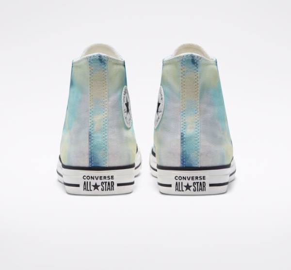 Trampki Wysokie Converse Chuck Taylor All Star Tie-Dye Kolorowe Czarne | CV-215FCK