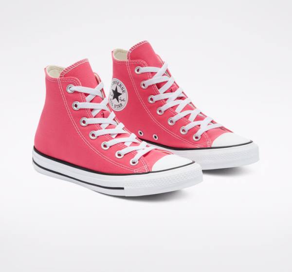 Trampki Wysokie Converse Chuck Taylor All Star Seasonal Color Różowe | CV-290HFQ