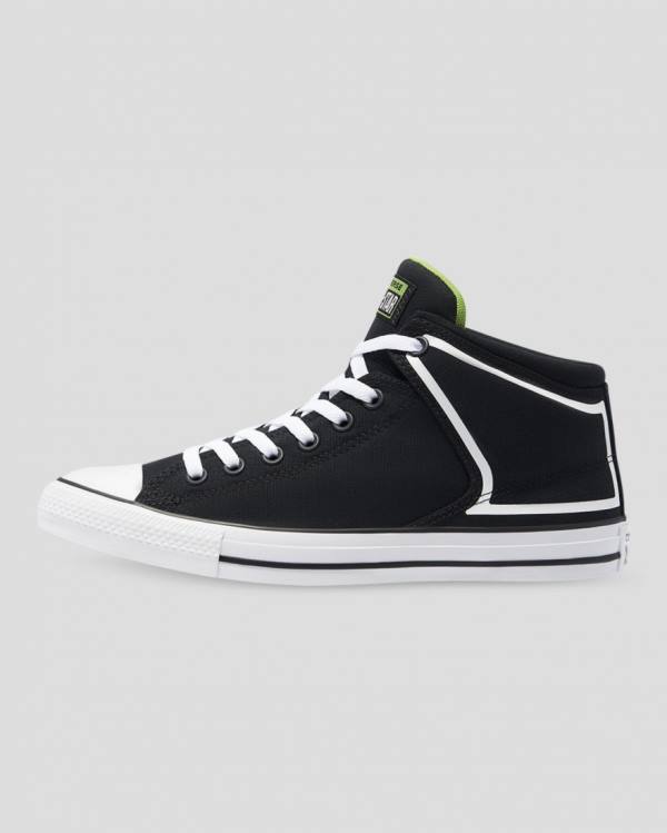 Trampki Wysokie Converse Chuck Taylor All Star High Streetwear Dramatic Nights Czarne | CV-341JOT