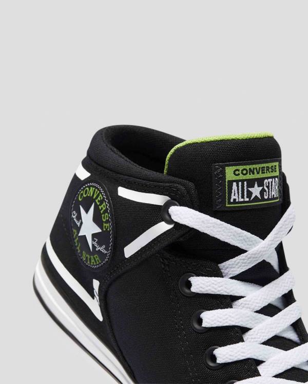 Trampki Wysokie Converse Chuck Taylor All Star High Streetwear Dramatic Nights Czarne | CV-341JOT