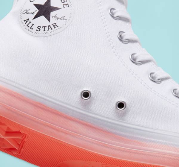 Trampki Wysokie Converse Chuck Taylor All Star CX Białe Mango | CV-371BCO