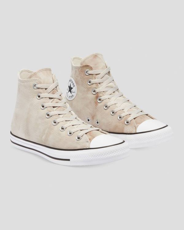 Trampki Wysokie Converse Chuck Taylor All Star Summer Daze Wash Khaki | CV-397GLW