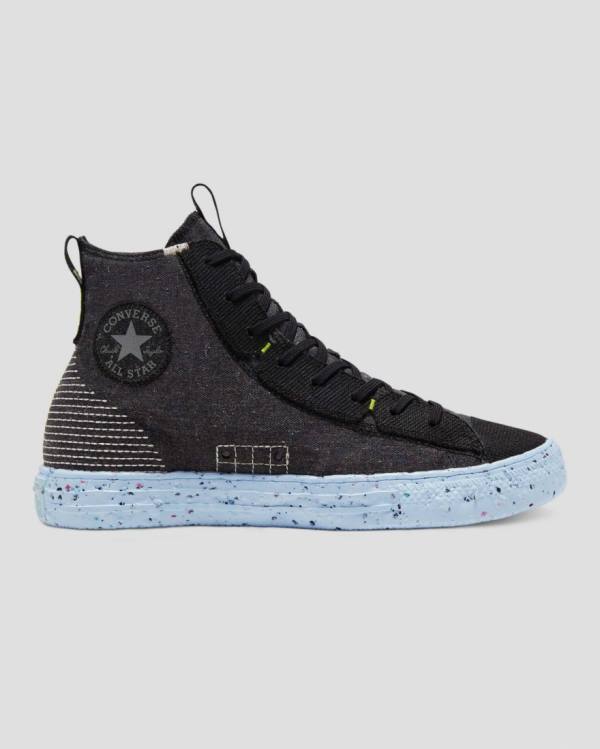 Trampki Wysokie Converse Chuck Taylor All Star Crater Czarne | CV-427ZHY