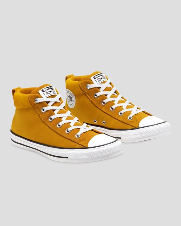 Trampki Wysokie Converse Chuck Taylor All Star Streetwear Mix And Match Żółte | CV-452QXT