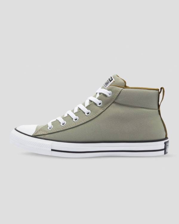 Trampki Wysokie Converse Chuck Taylor All Star Streetwear Light Field Surplus Zielone | CV-483RDJ