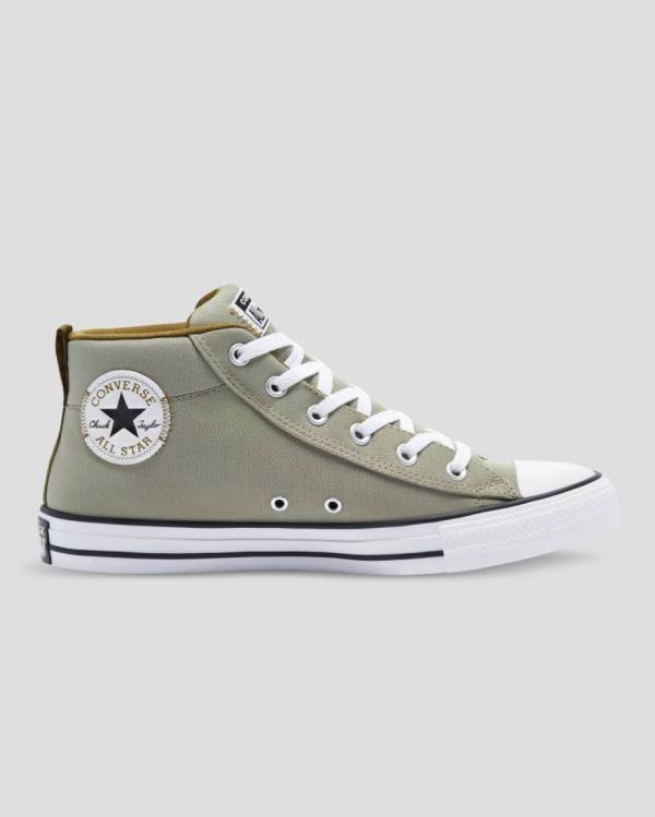 Trampki Wysokie Converse Chuck Taylor All Star Streetwear Light Field Surplus Zielone | CV-483RDJ