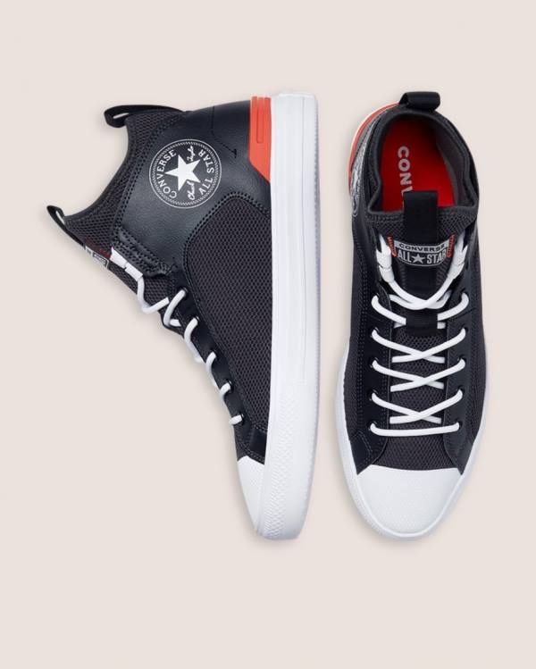 Trampki Wysokie Converse Chuck Taylor All Star Summer Daze Ultra Czarne | CV-516LOM