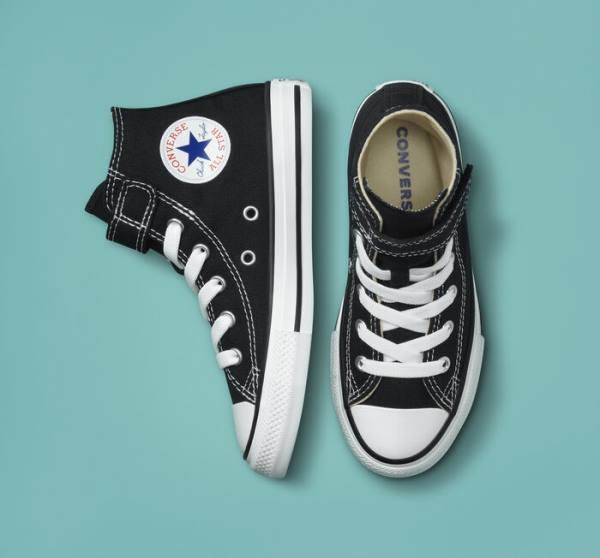 Trampki Wysokie Converse Chuck Taylor All Star Easy-On Czarne Beżowe Białe | CV-520QFS