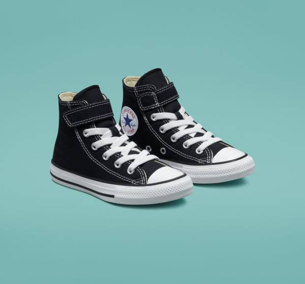 Trampki Wysokie Converse Chuck Taylor All Star Easy-On Czarne Beżowe Białe | CV-520QFS