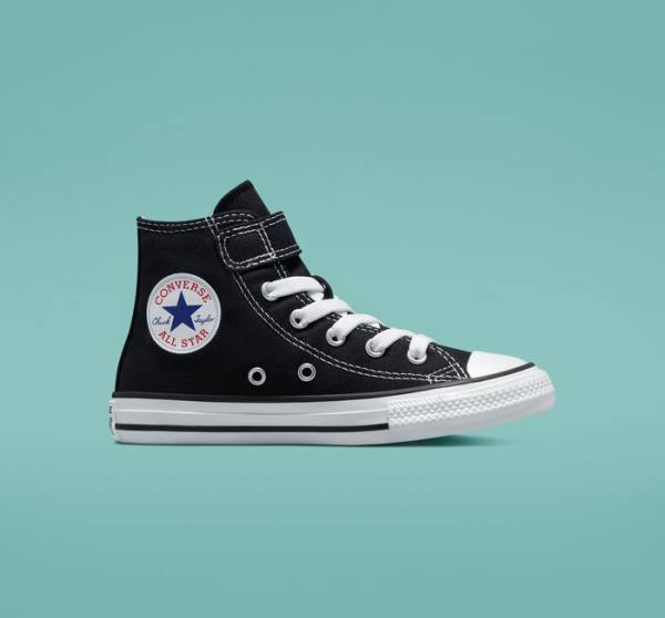 Trampki Wysokie Converse Chuck Taylor All Star Easy-On Czarne Beżowe Białe | CV-520QFS