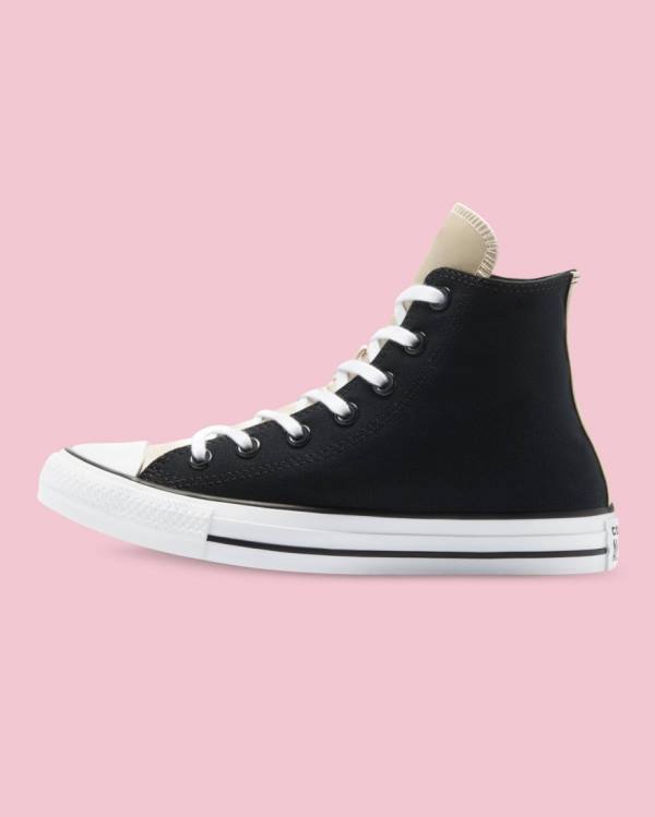 Trampki Wysokie Converse Chuck Taylor All Star Mono Metallic Czarne | CV-528SYD