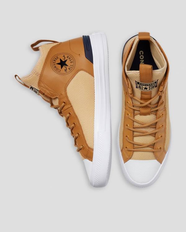 Trampki Wysokie Converse Chuck Taylor All Star Ultra Brązowe | CV-569YFG