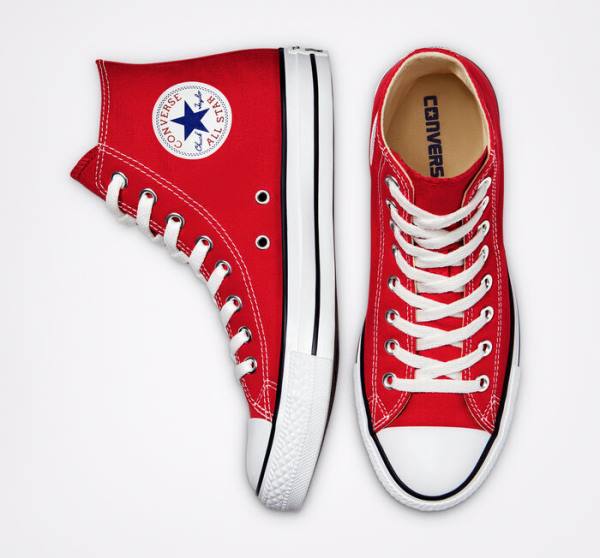 Trampki Wysokie Converse Chuck Taylor All Star Red Czerwone | CV-583EGN