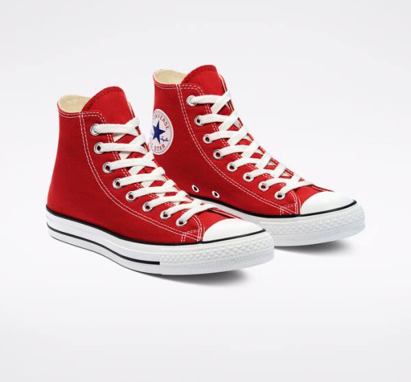 Trampki Wysokie Converse Chuck Taylor All Star Red Czerwone | CV-583EGN