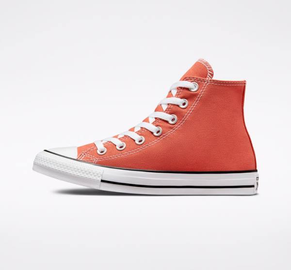 Trampki Wysokie Converse Chuck Taylor All Star Seasonal Color Pomarańczowe | CV-617CVY