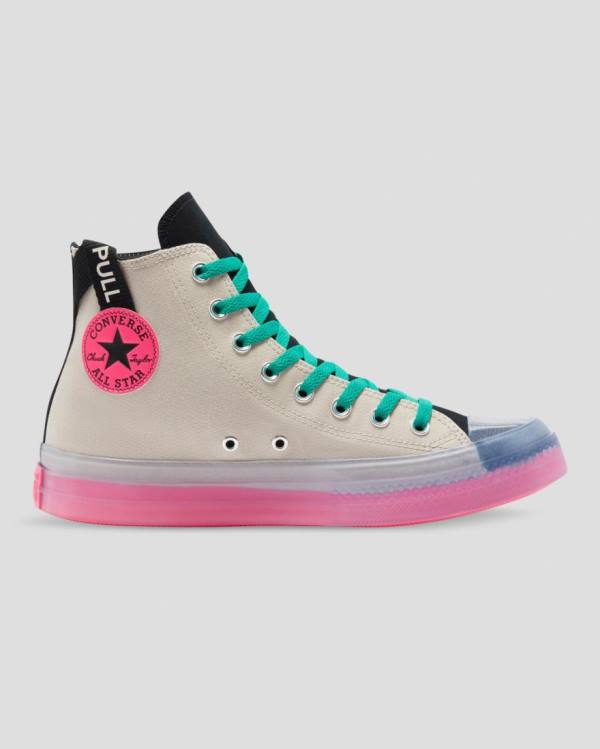 Trampki Wysokie Converse Chuck Taylor All Star CX Pull Tab Beżowe | CV-649AIM