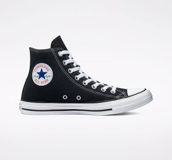 Trampki Wysokie Converse Chuck Taylor All Star Black Czarne | CV-701ZUG