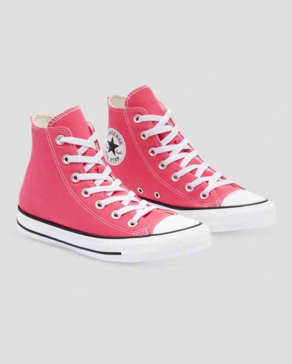 Trampki Wysokie Converse Chuck Taylor All Star Seasonal Colour Różowe | CV-725DPG