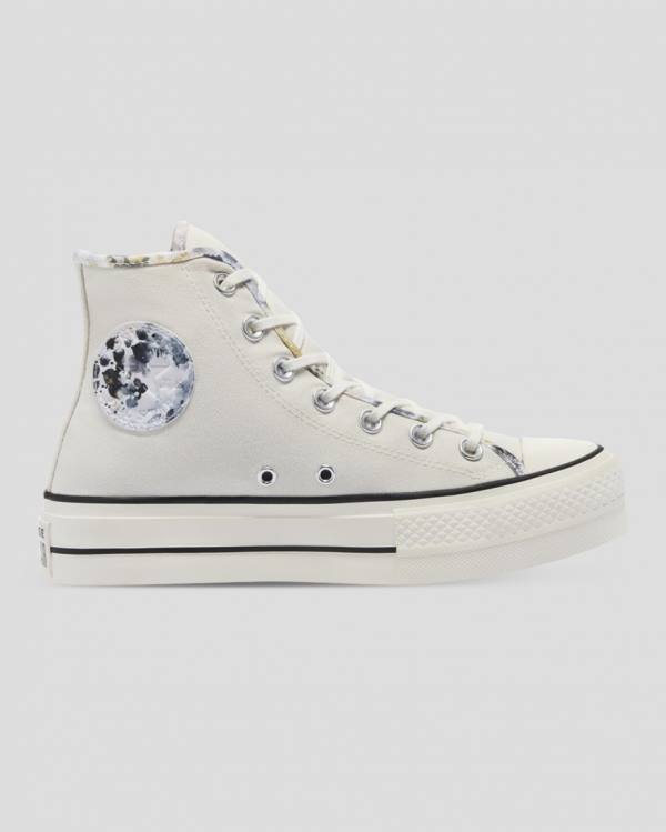 Trampki Wysokie Converse Chuck Taylor All Star Lift Festival Beżowe | CV-754MDE