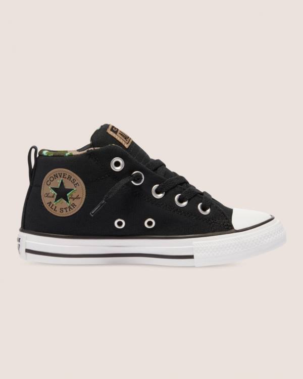 Trampki Wysokie Converse Chuck Taylor All Star Streetwear Digi Camo Czarne | CV-756KBI