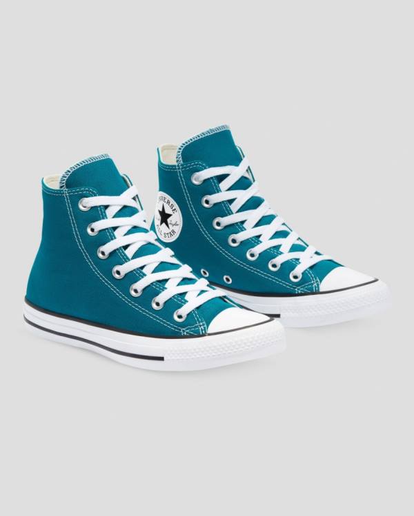 Trampki Wysokie Converse Chuck Taylor All Star Seasonal Niebieskie | CV-763CIY