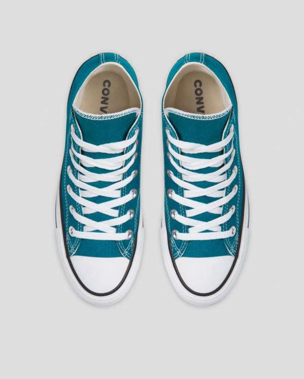 Trampki Wysokie Converse Chuck Taylor All Star Seasonal Niebieskie | CV-763CIY