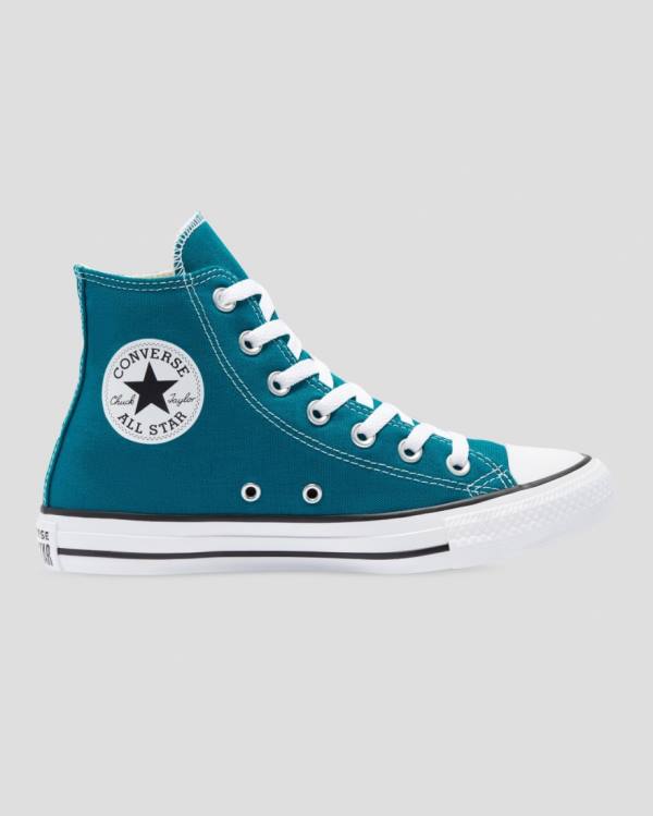 Trampki Wysokie Converse Chuck Taylor All Star Seasonal Niebieskie | CV-763CIY