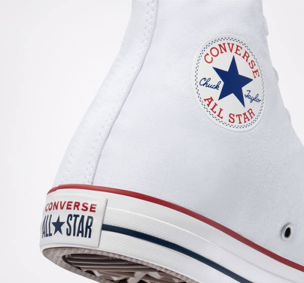 Trampki Wysokie Converse Chuck Taylor All Star White Białe | CV-763UEL