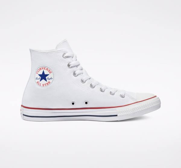 Trampki Wysokie Converse Chuck Taylor All Star White Białe | CV-763UEL