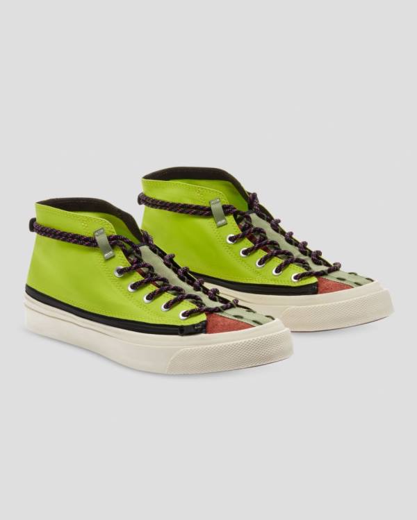 Trampki Wysokie Converse Deck Star Zip Pale Putty Zielone | CV-601IJX