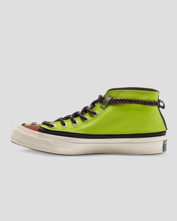 Trampki Wysokie Converse Deck Star Zip Pale Putty Zielone | CV-601IJX