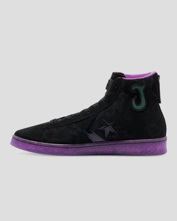 Trampki Wysokie Converse Joe Freshgoods Pro Skórzane Czarne | CV-458RPU