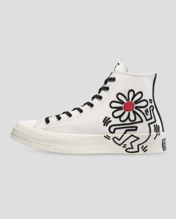 Trampki Wysokie Converse Keith Haring Chuck 70 Beżowe | CV-065NQI