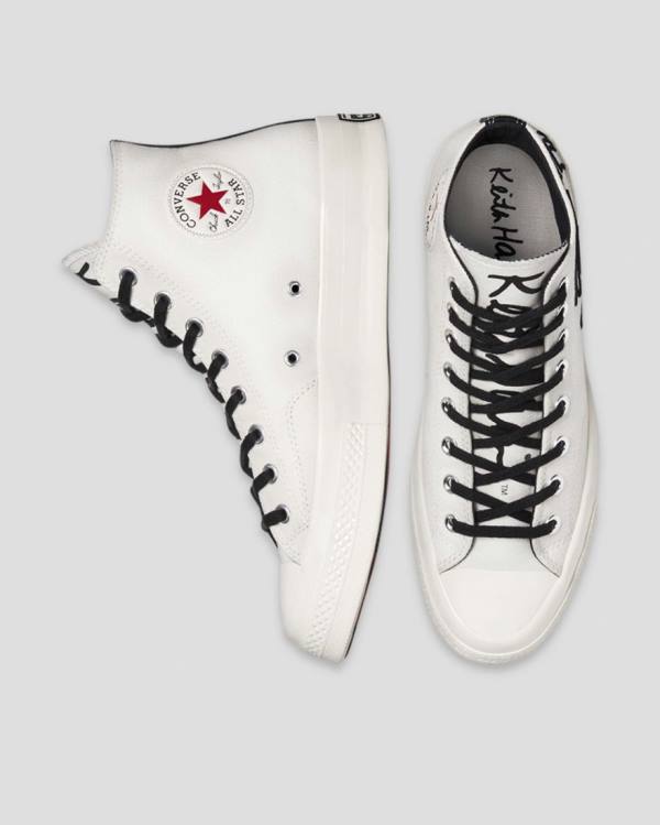 Trampki Wysokie Converse Keith Haring Chuck 70 Beżowe | CV-065NQI