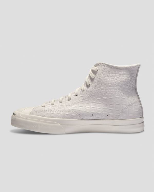 Trampki Wysokie Converse Pop Trading Co Jack Purcell Pro Beżowe | CV-394AHE