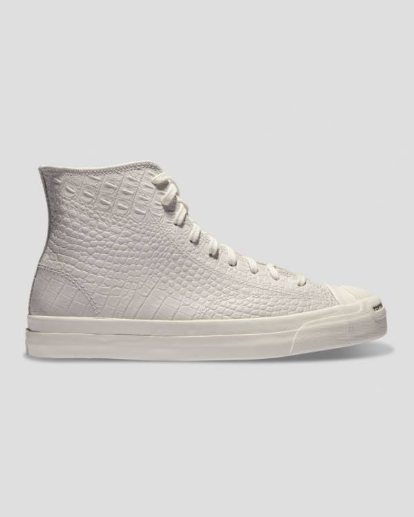 Trampki Wysokie Converse Pop Trading Co Jack Purcell Pro Beżowe | CV-394AHE