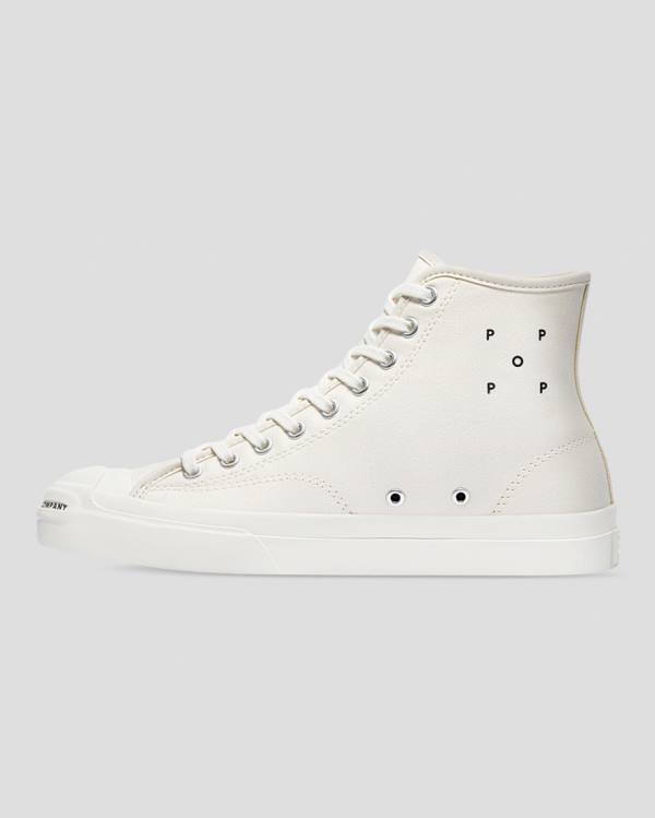 Trampki Wysokie Converse Pop Trading Miffy Jack Purcell Pro Beżowe | CV-794GMY