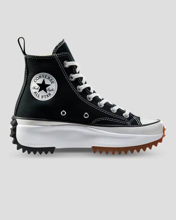 Trampki Wysokie Converse Run Star Hike Lugged Czarne | CV-286JOL