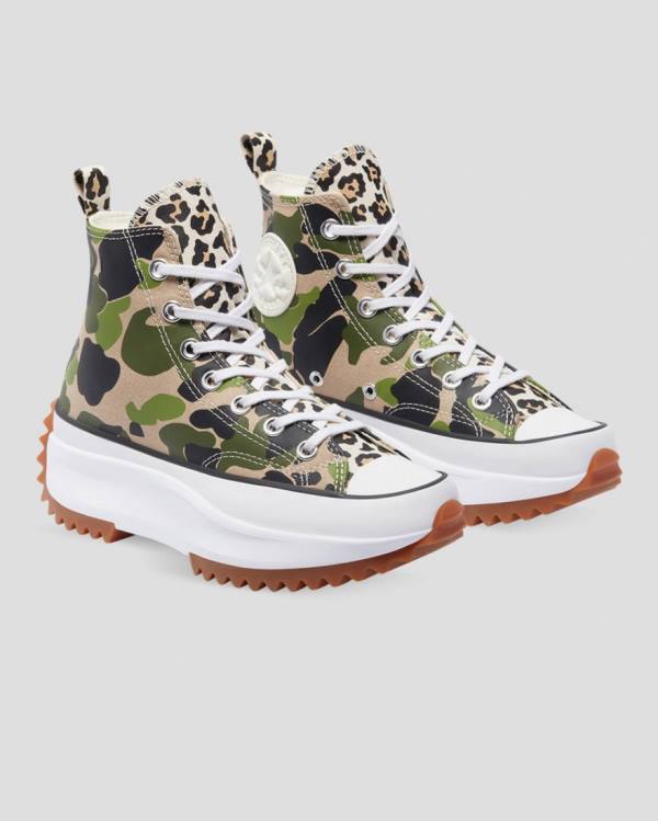 Trampki Wysokie Converse Run Star Hike Wild Archive Camo | CV-167UTG