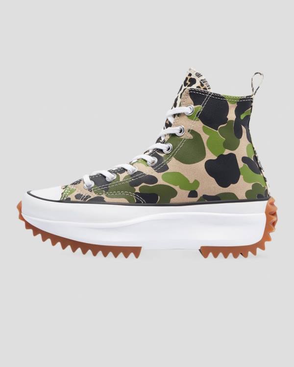 Trampki Wysokie Converse Run Star Hike Wild Archive Camo | CV-167UTG