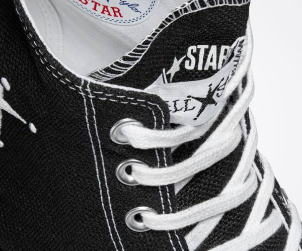 Trampki Wysokie Converse Stussy Chuck 70 Czarne Białe | CV-402CBH